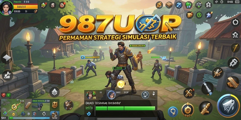 Tampilan gameplay menarik dari 987UP yang menegangkan.