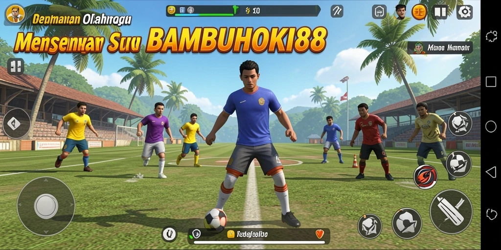 Screenshot menunjukkan gameplay seru dan dinamis dari BAMBUHOKI88.
