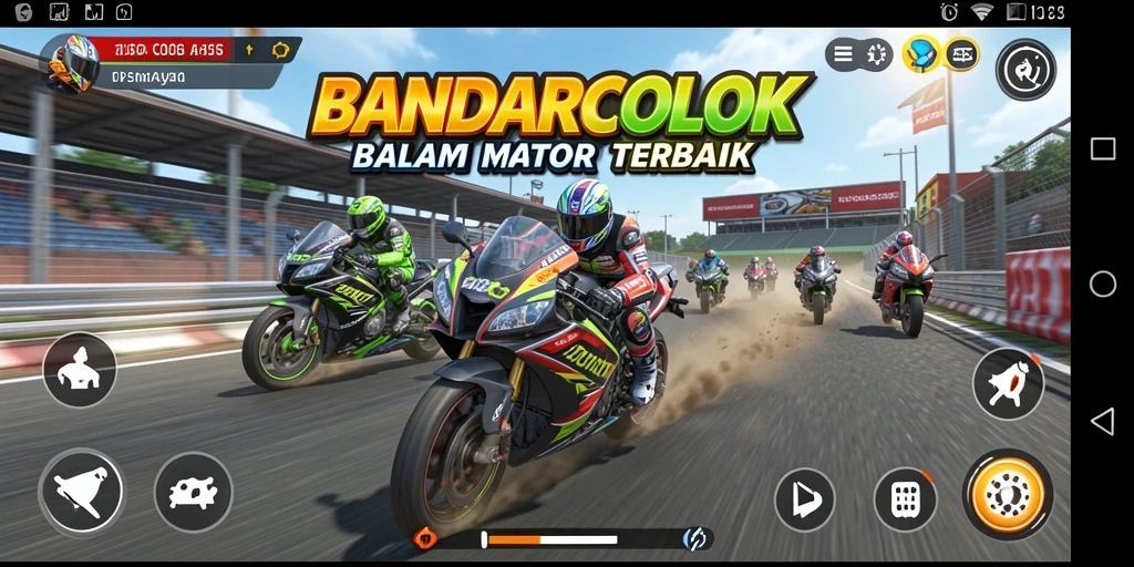 Gameplay intens dan penuh adrenalin dalam BANDARCOLOK.