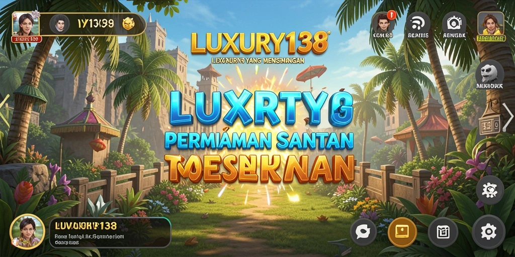 Tampilan indah dari gameplay seru LUXURY138.