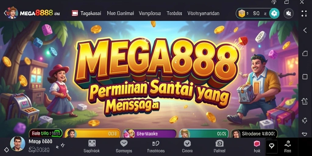 Tampilan menarik dari gameplay casual MEGA888 yang mengasyikkan.