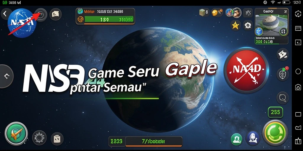 Tampilan gameplay Gaple yang seru dan interaktif di NASA4D.