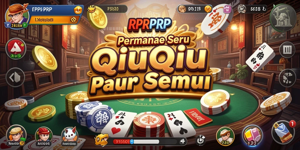 Tampilan gameplay QiuQiu yang menarik dan penuh strategi.